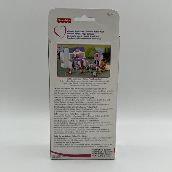 2001 Fisher Price Loving Family Western Rider Jack Figure #75274 Unused - Picture 6 of 11